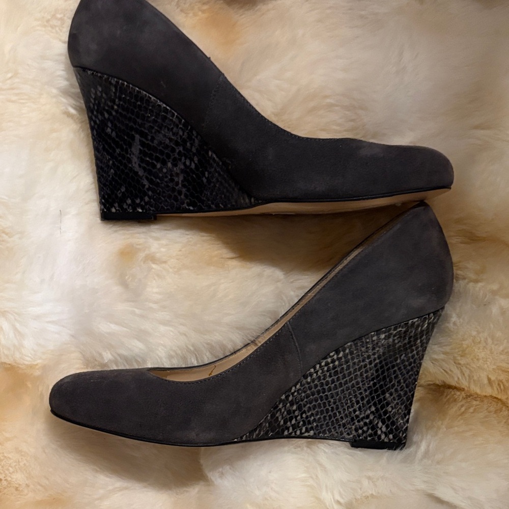 Wedge Suede Heels